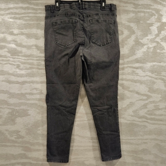 Democracy "ab" Technology Women's Size 16 Stretch Waist Black Skinny Jeans - Picture 3 of 10